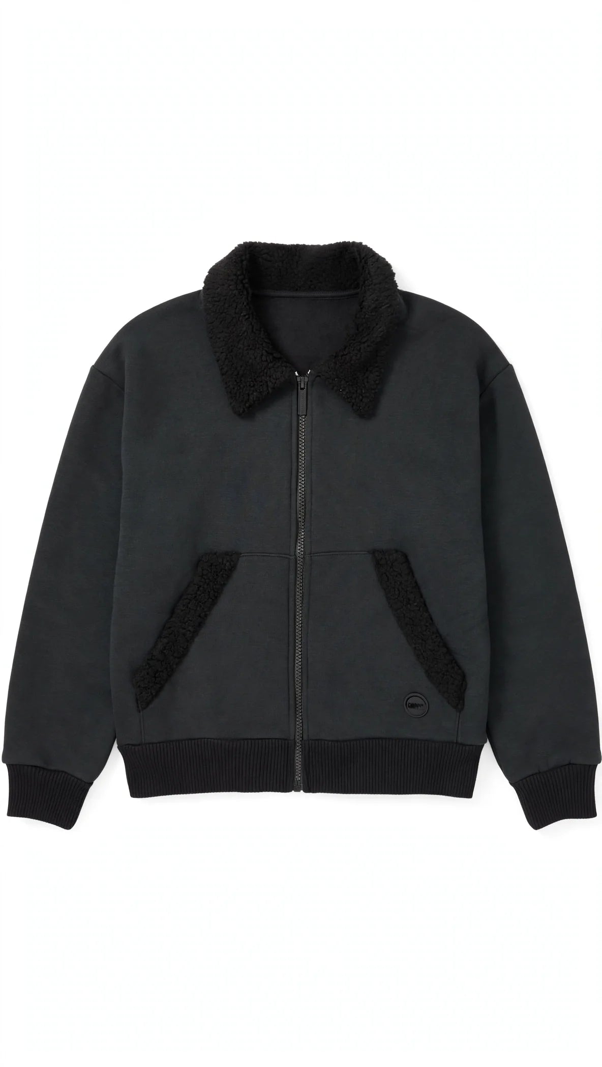Teddy Line Hoodie - Black
