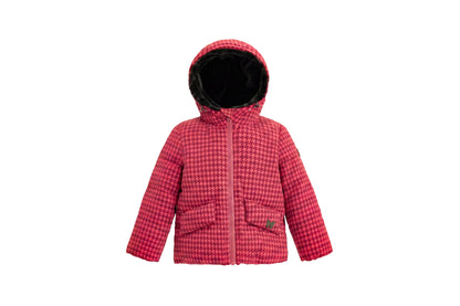 Houndstooth Jacket - Red