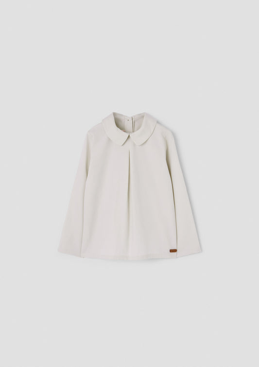 Blouse With Pleats 19.1 - Off White