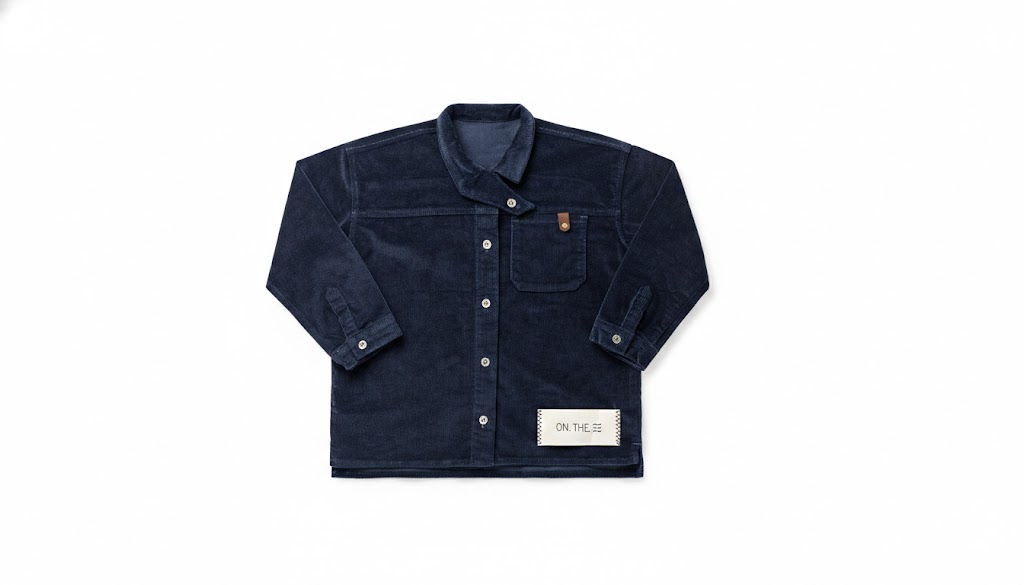 Sweatshirt Polo — Navy Wash