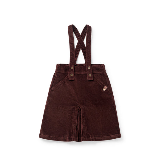Suspender Jumper — Brick Corduroy