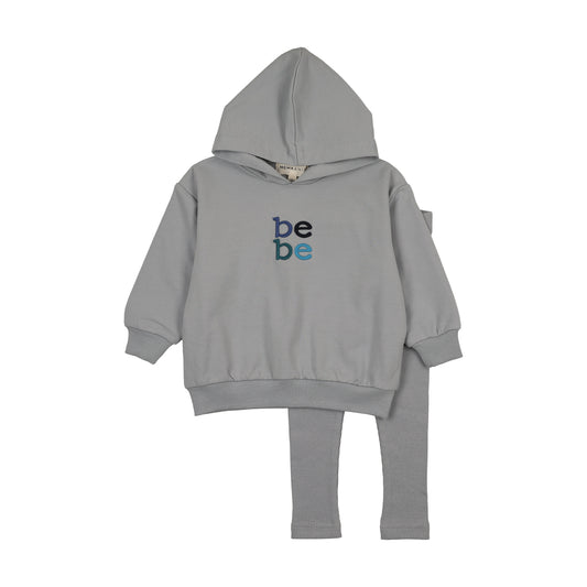 Hooded Sweatshirt Set - Blue