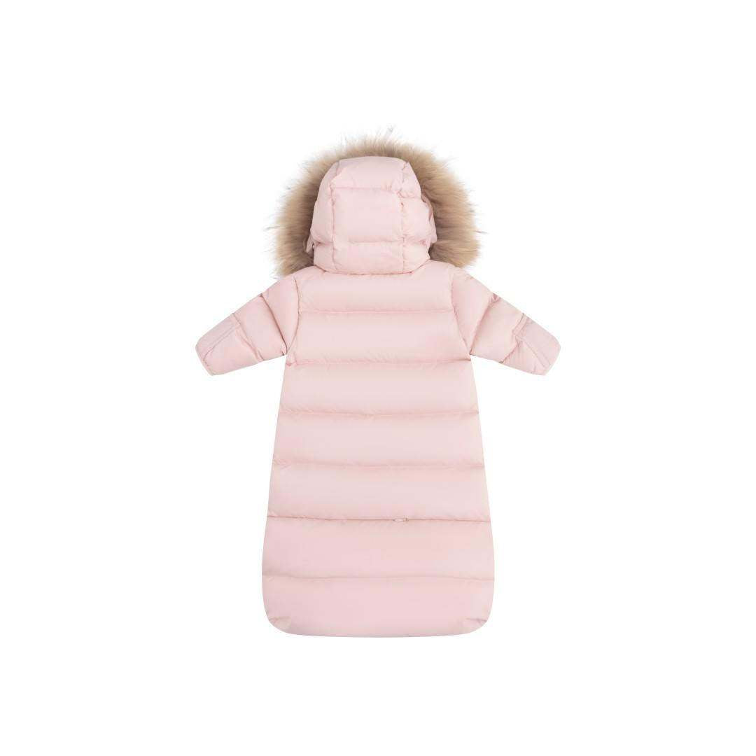 Baby Snowsuit Fur — Pink