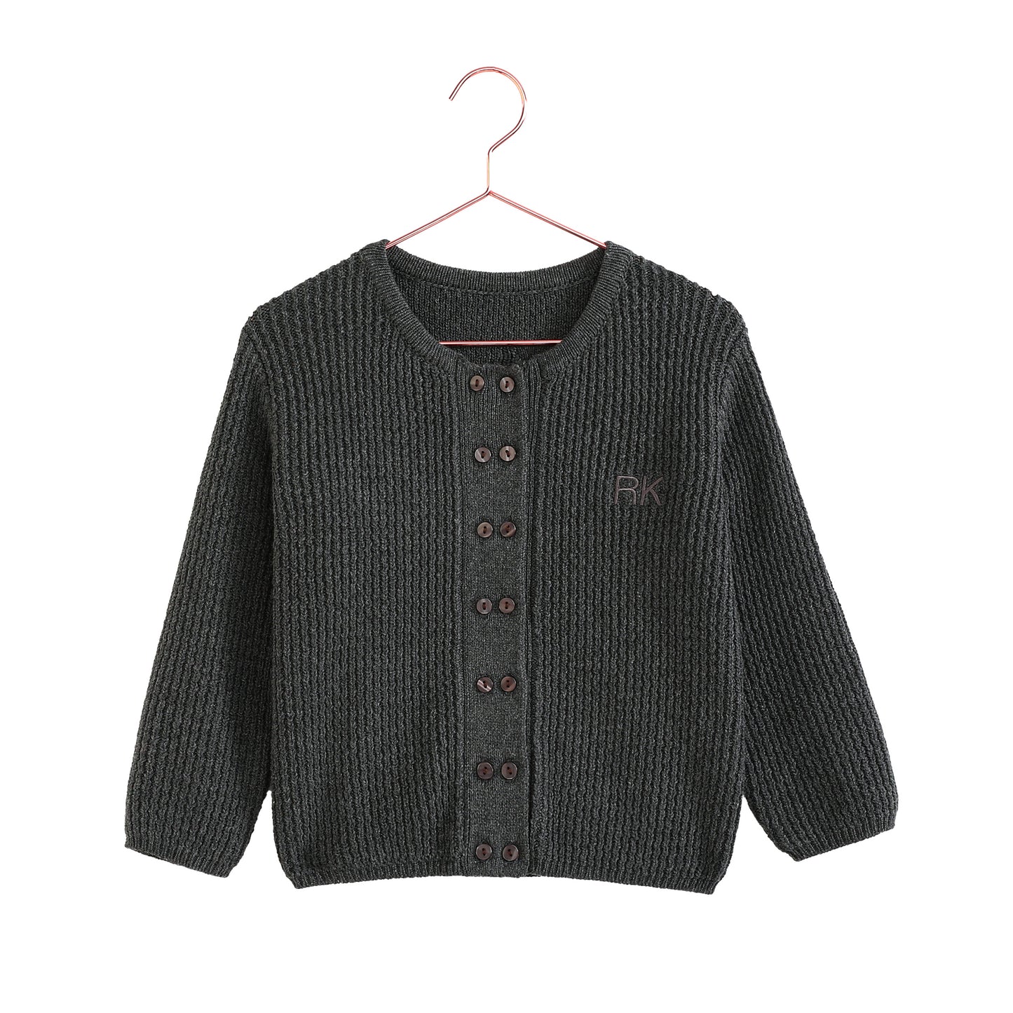 Arthur Boy Cardigan Sweater - Gray