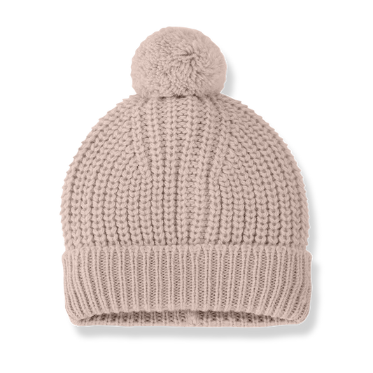 Bezier Beanie - Nude
