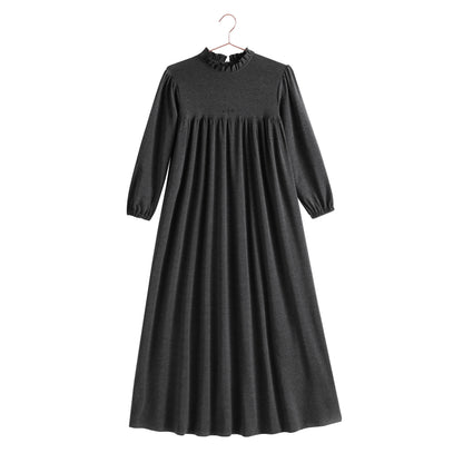 Isla Maxi Soft Sweater Dress - Heather Grey