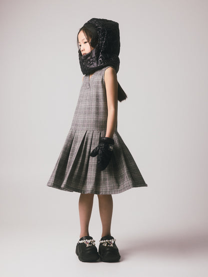 Harpa Pleated Dress Plaid