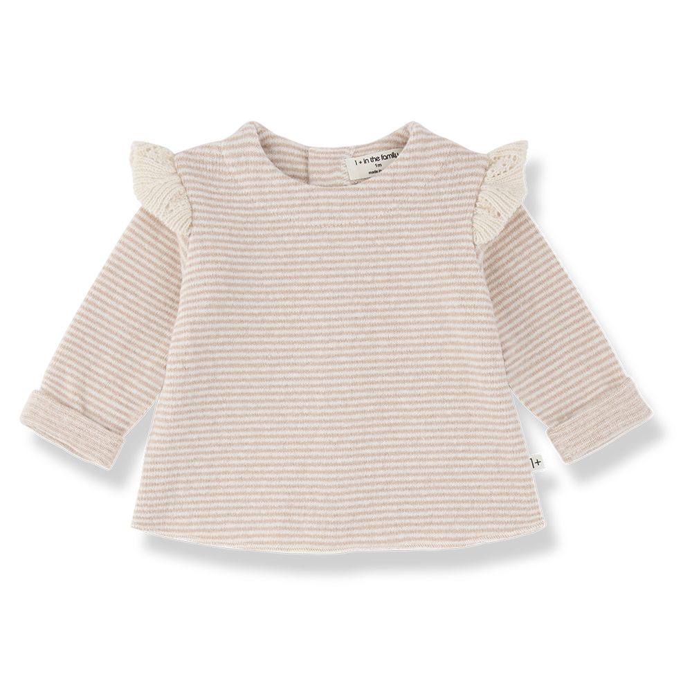Annecy Blouse And Pants Set - Nude