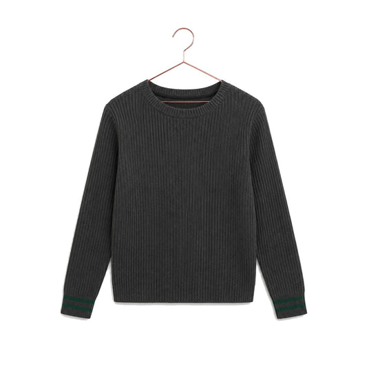 Rowan Knit Ribbed Sweater - Gray
