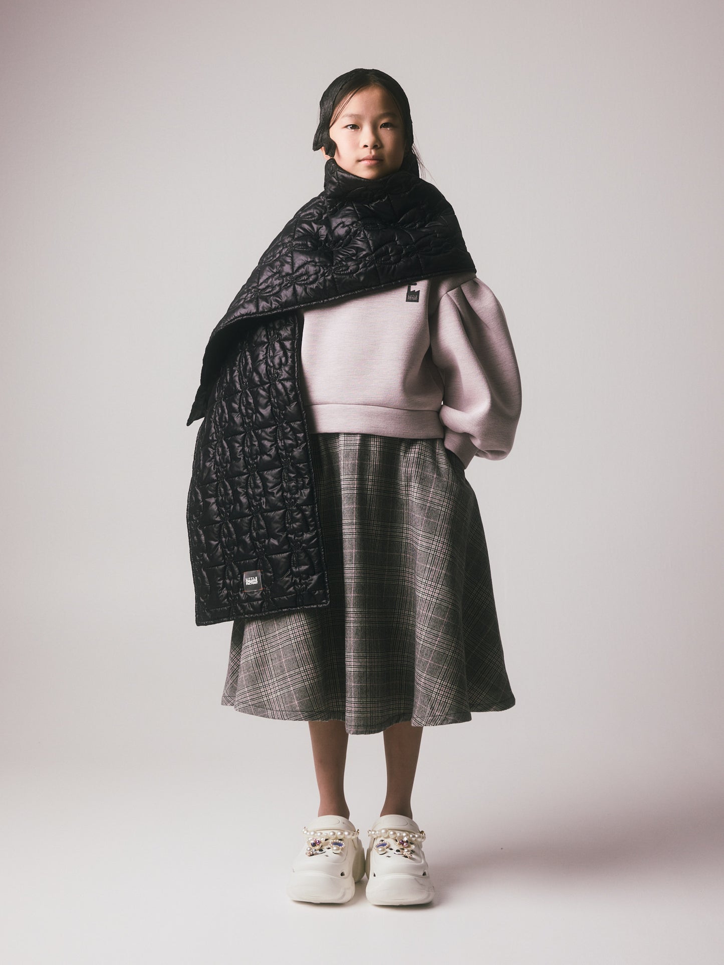Harpa Cape Skirt Plaid