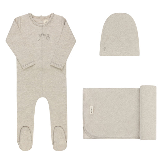 Bird Seam Take Me Home Set - Cream Charcoal
