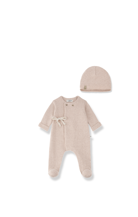 Havre Jumpsuit With Feet And Hat - Nude