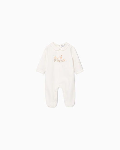 Newborn Bird Footie EY000225 - White