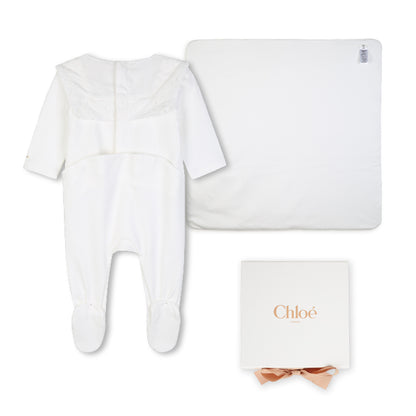 Footie And Blanket Gift Box C21372 - Off White