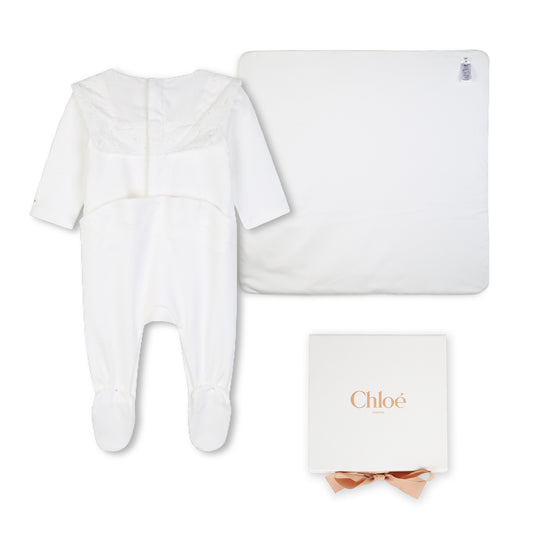 Footie And Blanket Gift Box C21372 - Off White
