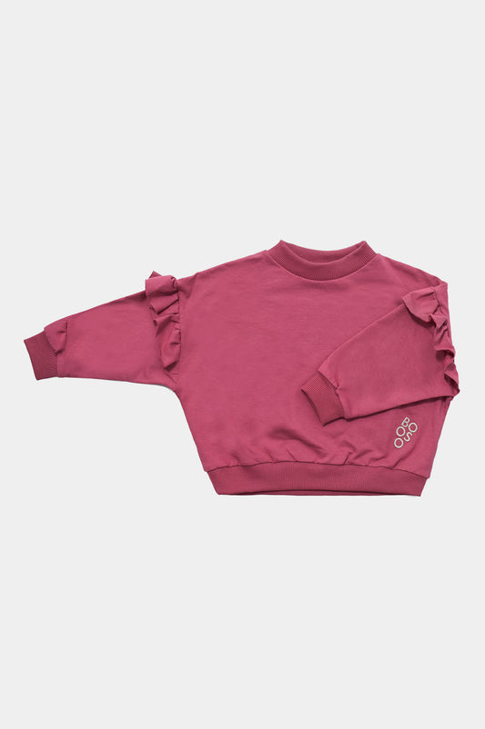 Bluza Frill Sweatshirt - Pink