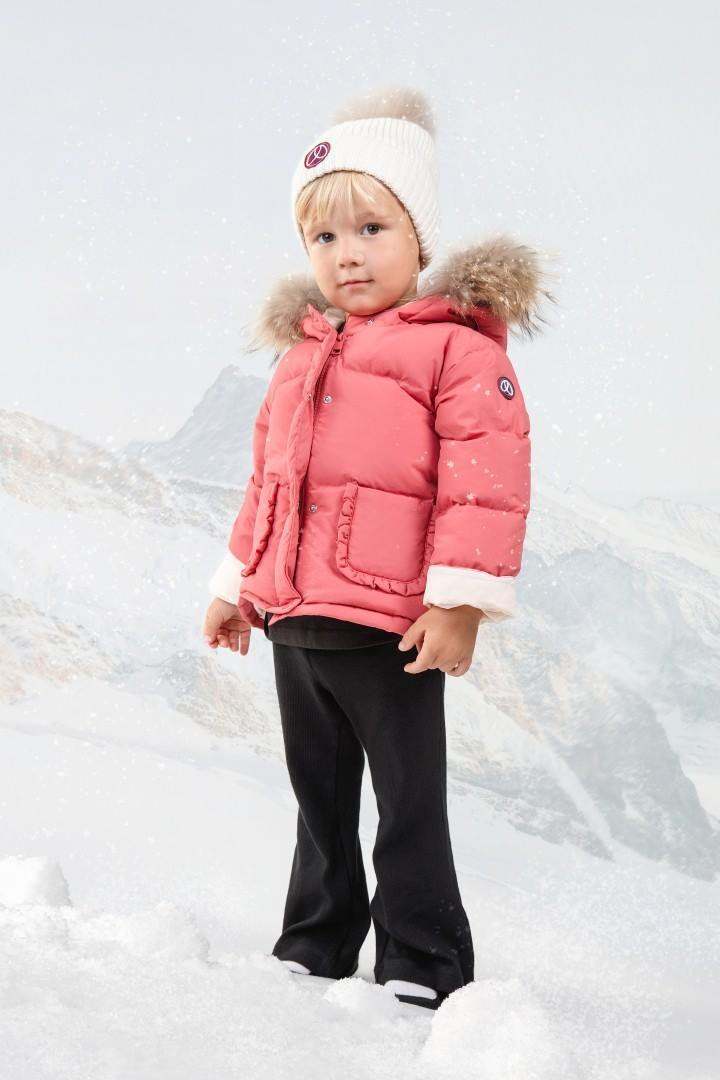 Baby Trim Jacket Ruffle — Rose