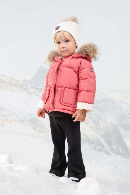 Baby Trim Jacket Ruffle — Rose
