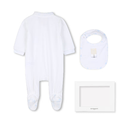 Pajamas With Collar H31535 - White