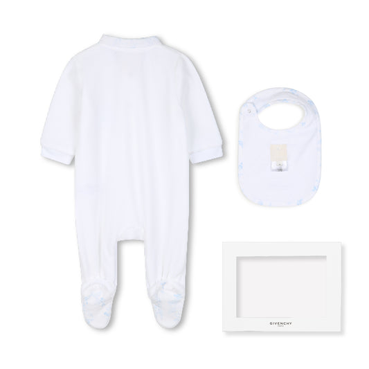 Pajamas With Collar H31535 - White