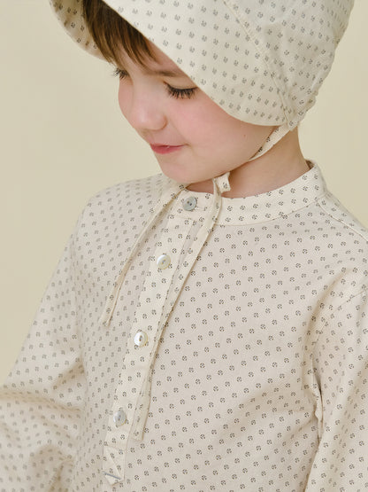 Yuki Dot Shirt - Blue