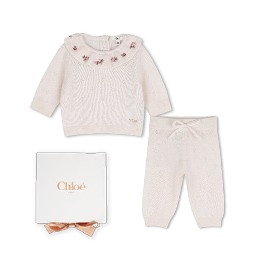 Pullover Trouser Set C21373 - Ivory