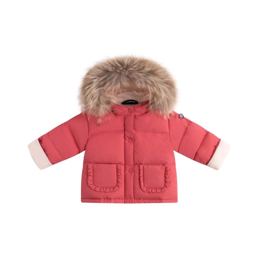 Baby Trim Jacket Ruffle — Rose