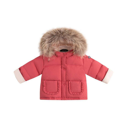 Baby Trim Jacket Ruffle — Rose