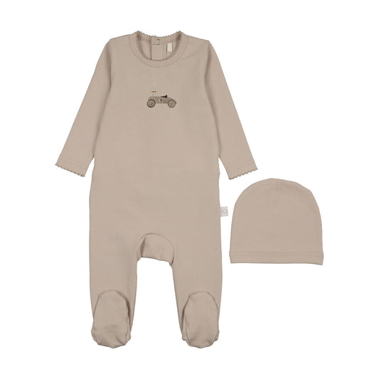 Graphic Footie - Grey