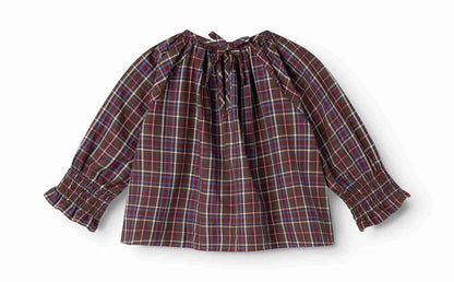Tonala Top - Chocolate Checks