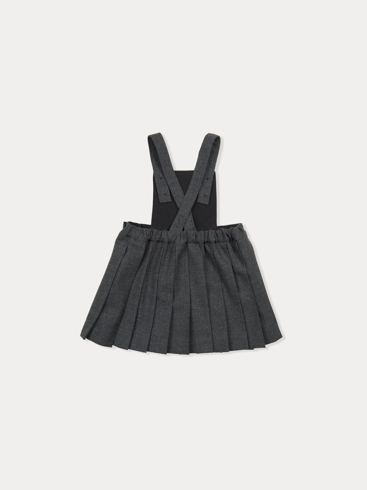Taffeta Frill Dress - Black