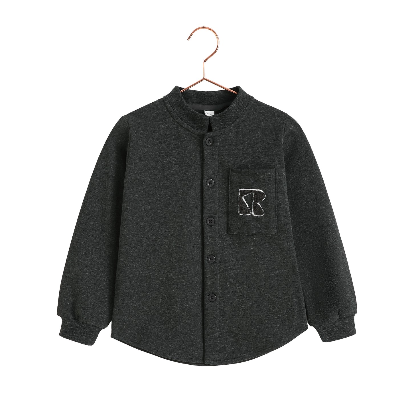 Rowan French Terry Boys Shirt - Gray
