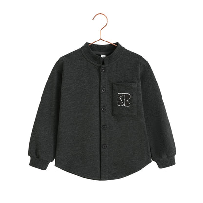 Rowan French Terry Boys Shirt - Gray