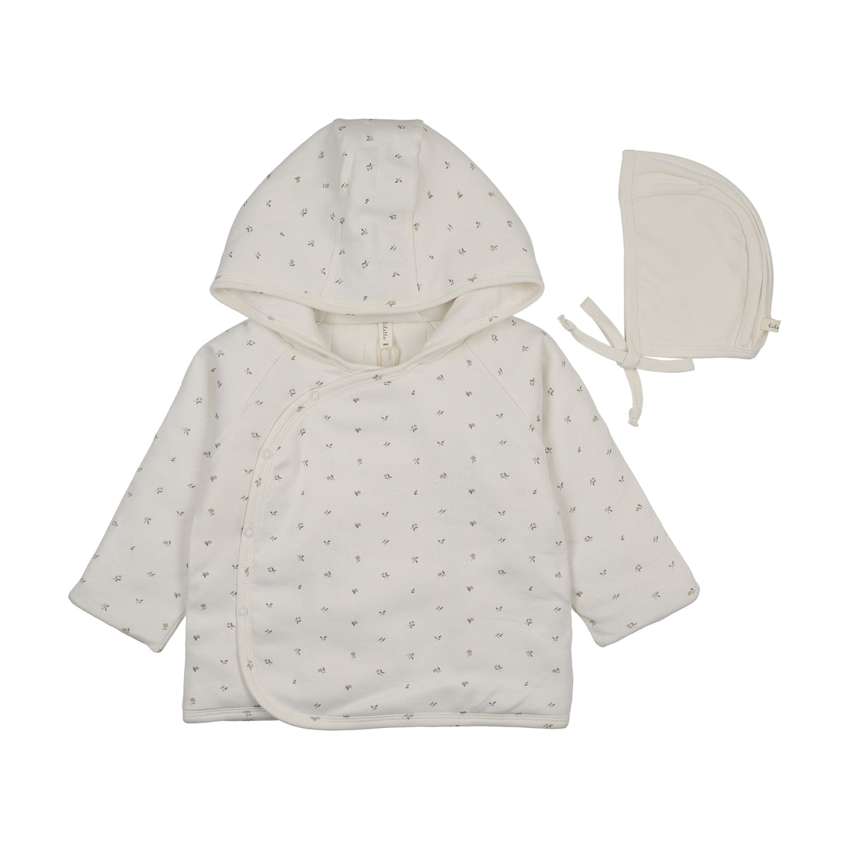 Padded Bitsy Floral Jacket - Cream/Oat