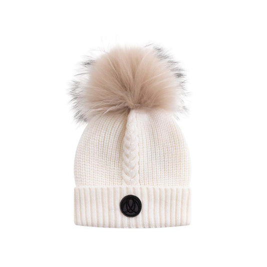 Fox Braided Knit — White