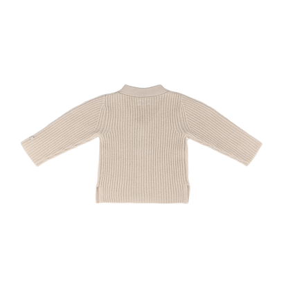 Fennie Merino Wool Cardigan - Soft Sand