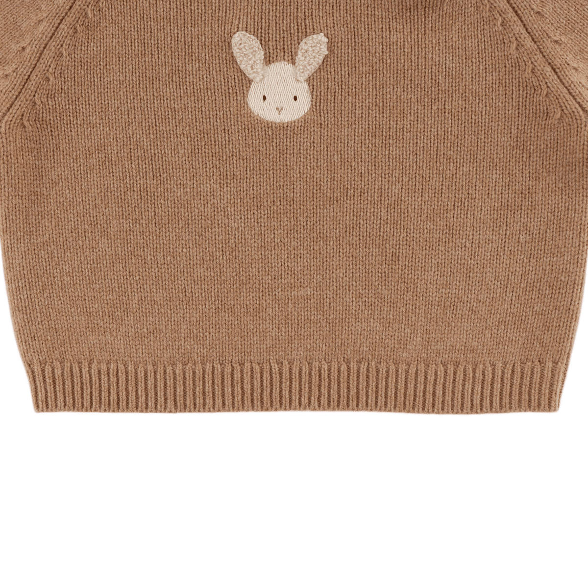 Sibbe Merino Wool Sweater Fluffy Bunny - Hazelnut