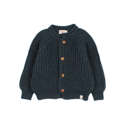 Baby Soft Knit Cardigan - Whale
