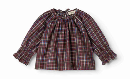 Tonala Top - Chocolate Checks