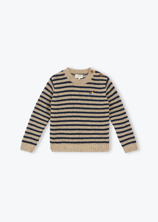 Pullover Knit Sweater - Marine