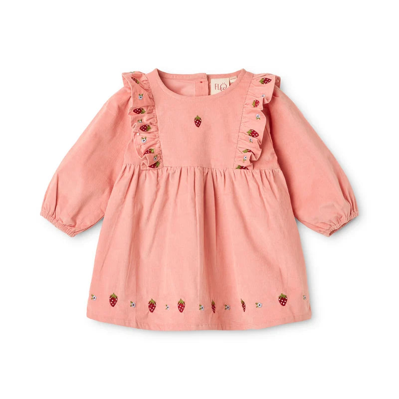 Belle Dress - Warm Pink