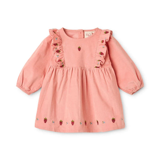 Belle Dress - Warm Pink