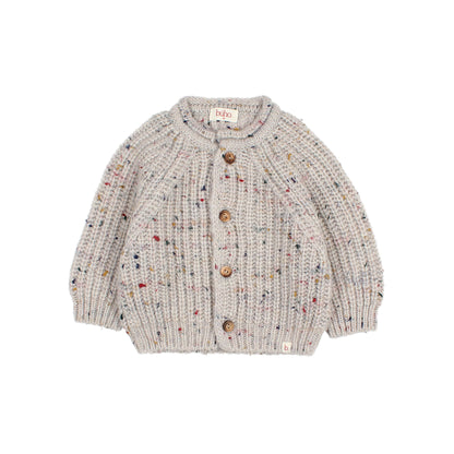 Baby Botonato Cardigan - Pearl Grey