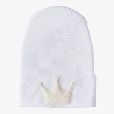 Adora Hospital Hat - Fuzzy Ivory Crown