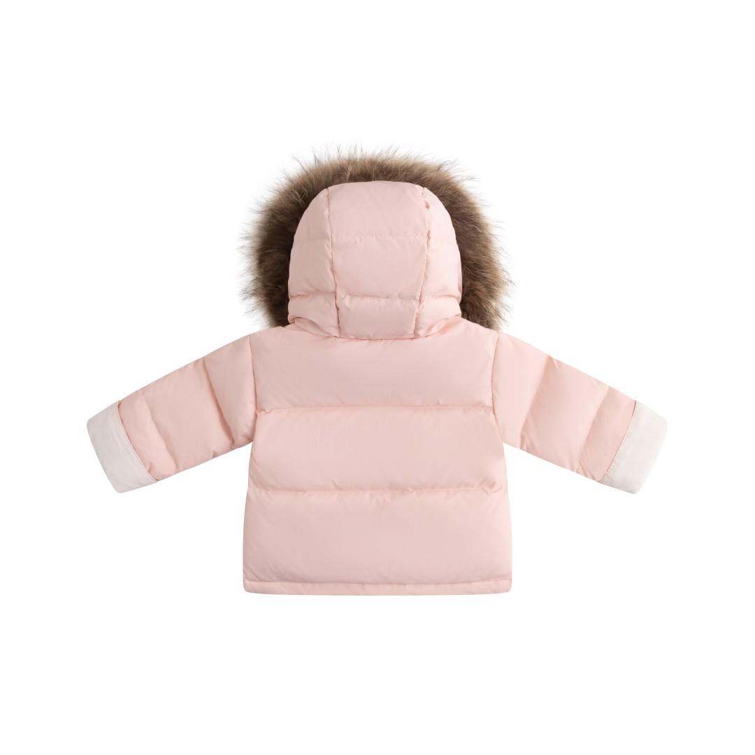 Baby Trim Jacket Ruffle — Baby Pink