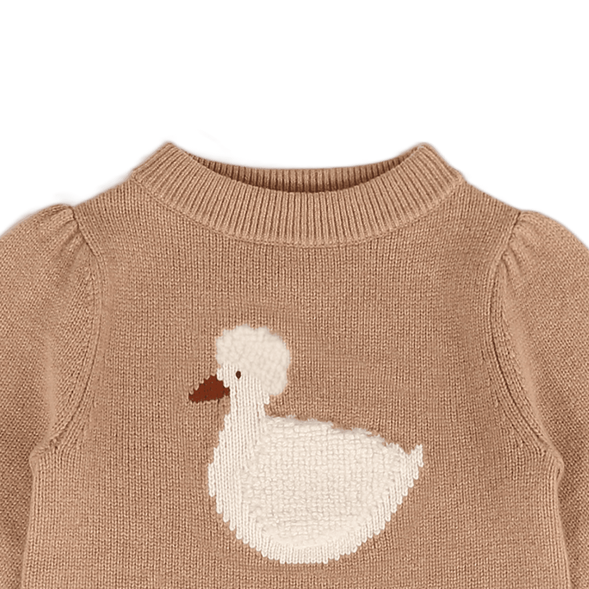 Denna Merino Wool Sweater Duck - Hazelnut