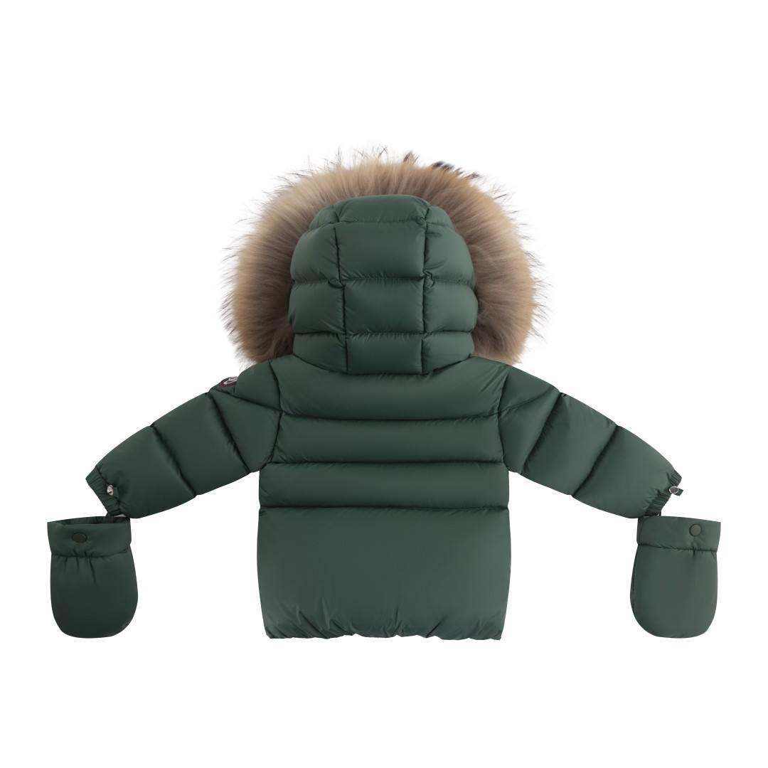 Fur Jacket — Green/Corduroy/Olive