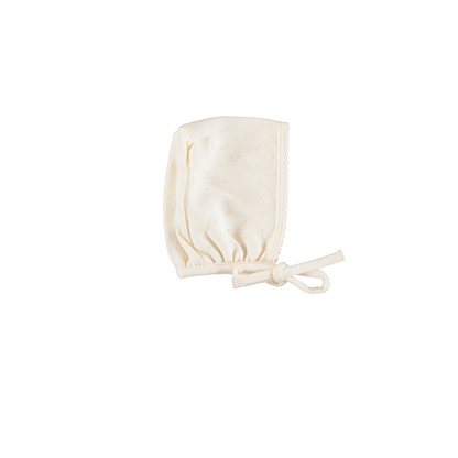 Bebe Wrap Overall With Bonnet - Natural