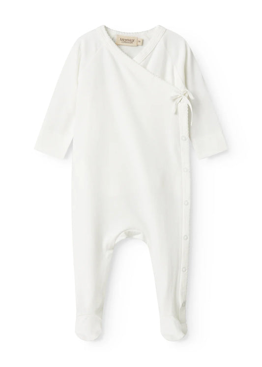 Rubello Footie/Hat Set - Gentle White