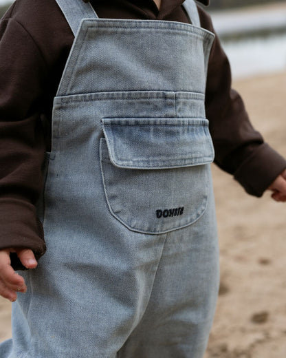 Casper Overalls - Ice Blue